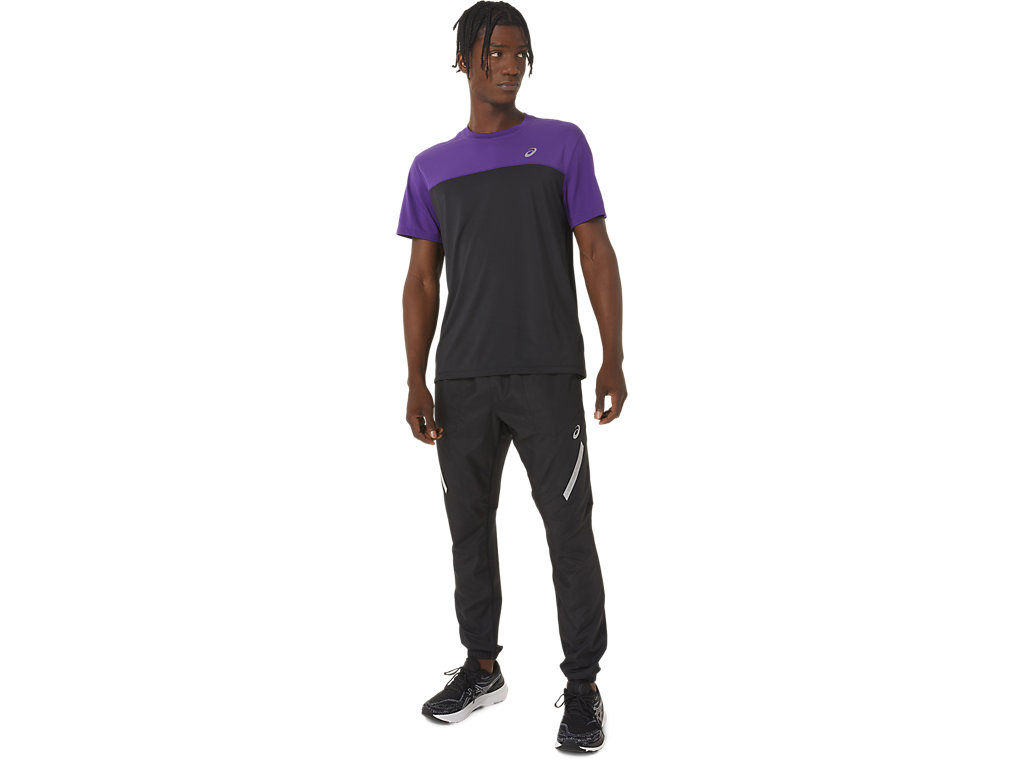 Calças Asics Lite-Show Masculino Pretas | 0435-SWLAF