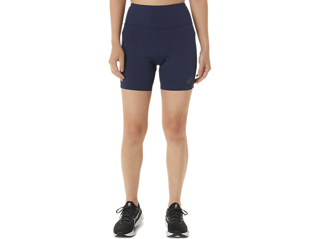 Calças Asics Pr Lyte 5in Run With Pockets Feminino Azul Marinho | 6935-KYPQF