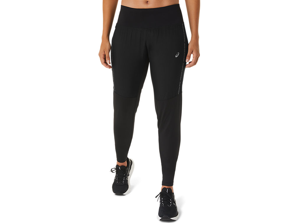 Calças Asics Race Feminino Pretas | 8104-XOTGN