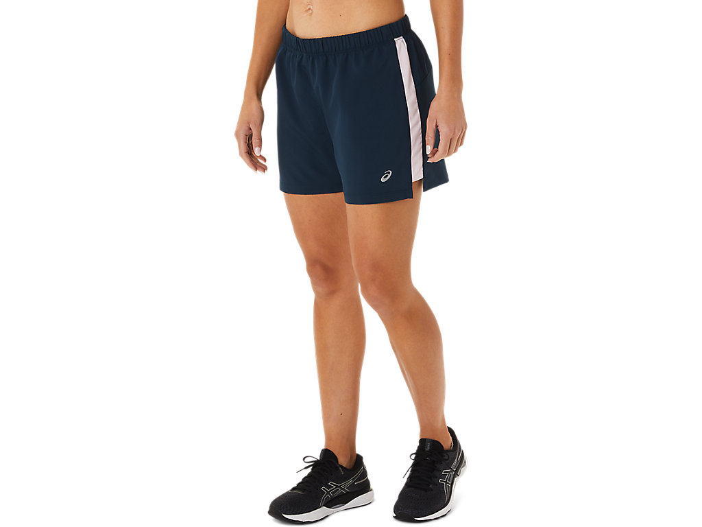 Calças Asics Ready-Set 3in Feminino Azuis Rosa | 9467-YJVTN