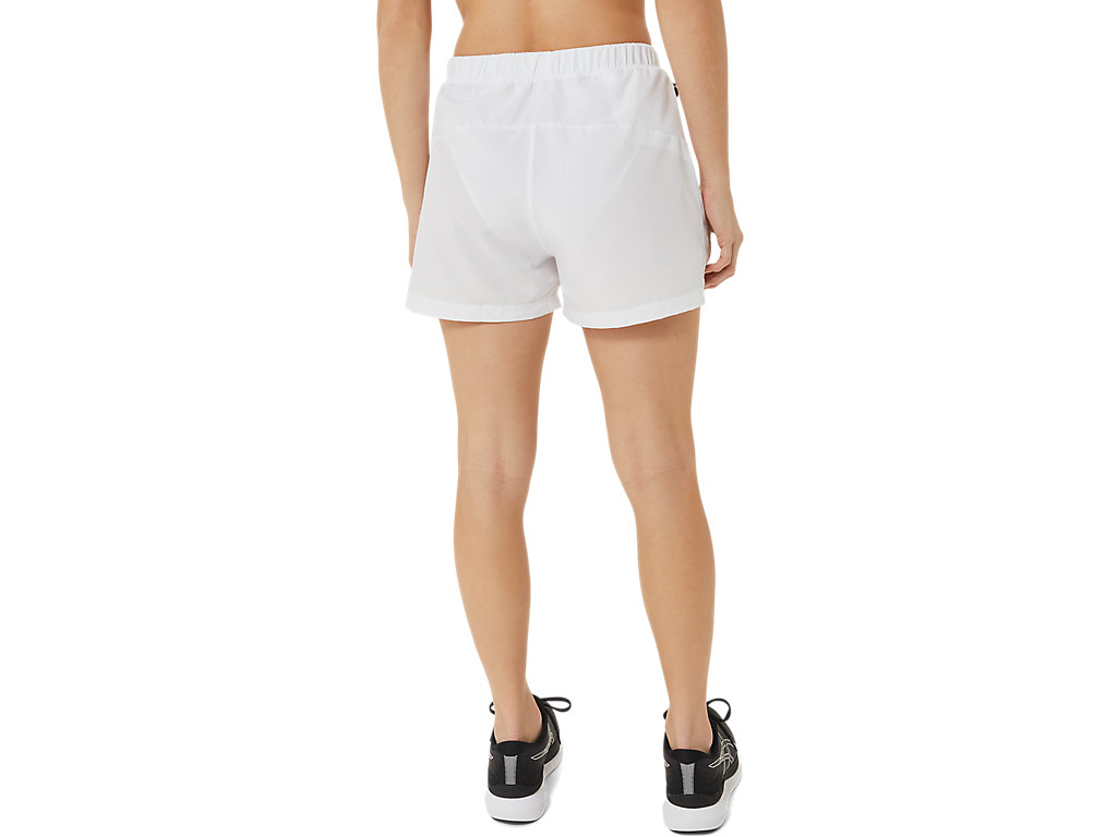 Calças Asics Ready-Set 3in Feminino Branco | 7301-MGEUQ