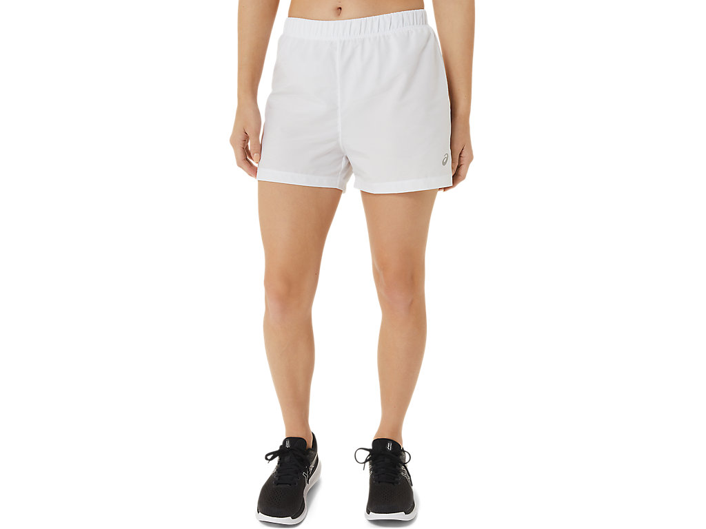 Calças Asics Ready-Set 3in Feminino Branco | 7301-MGEUQ