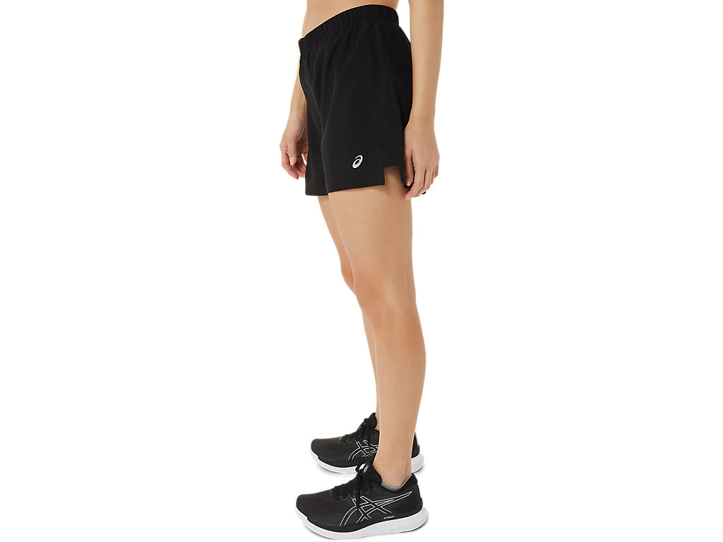 Calças Asics Ready-Set 3in Feminino Pretas | 9657-CPLVS