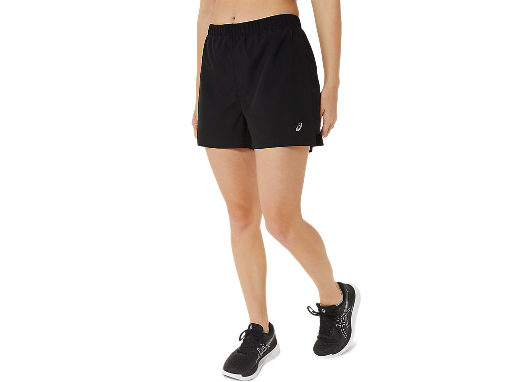 Calças Asics Ready-Set 3in Feminino Pretas | 9657-CPLVS