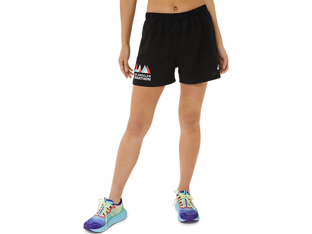 Calças Asics Ready-Set 3in Lam Feminino Pretas | 3861-CQZNS