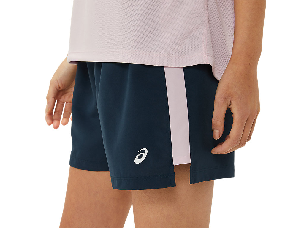 Calças Asics Ready-Set 3in Lam Feminino Azul Marinho | 4165-QKZUJ