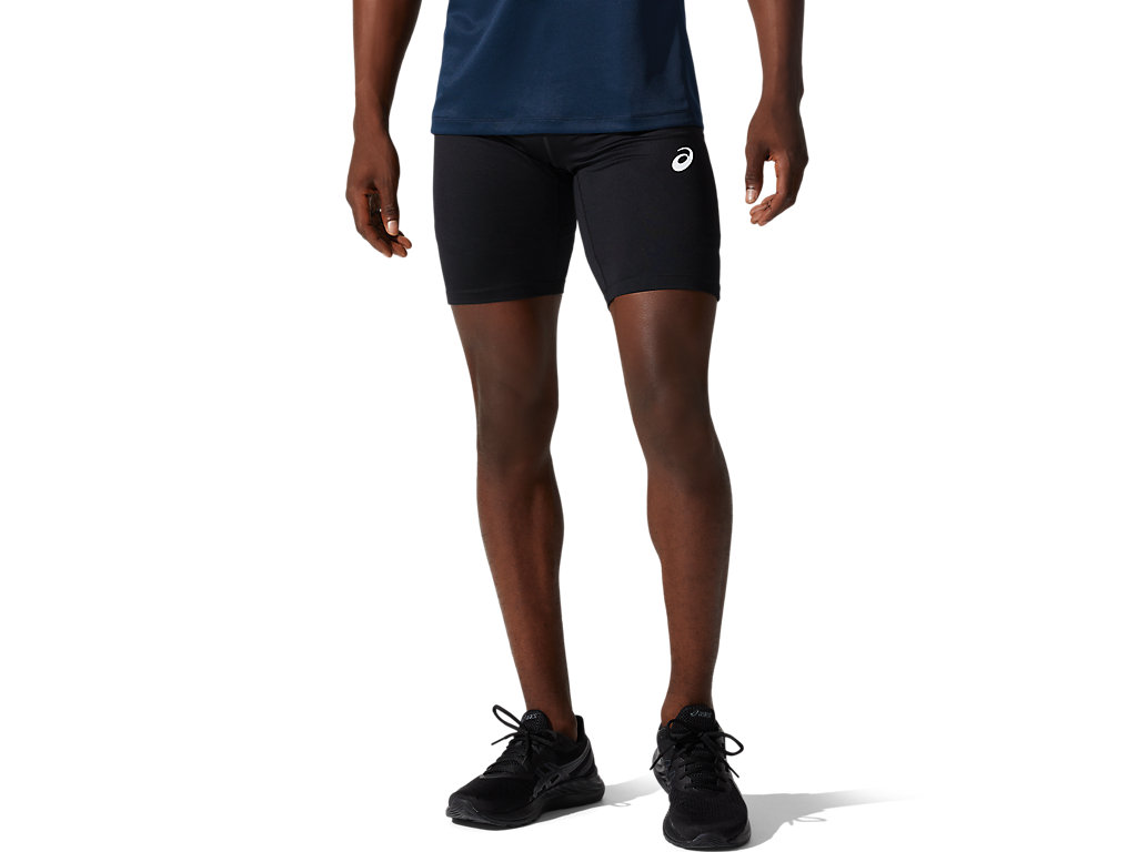 Calças Asics Silver Sprinter Masculino Pretas | 2163-XVDYT