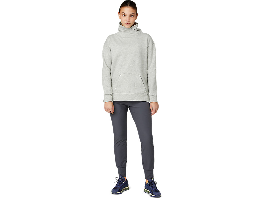 Calças Asics Stretch Tapered Feminino Cinzentas | 9245-KUMBR