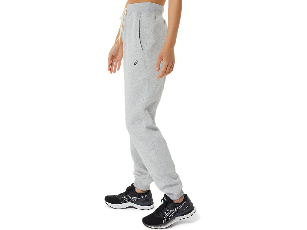 Calças Asics Sunday Sana Fleece Jogger Feminino Luz Cinzentas | 5647-LCQUI