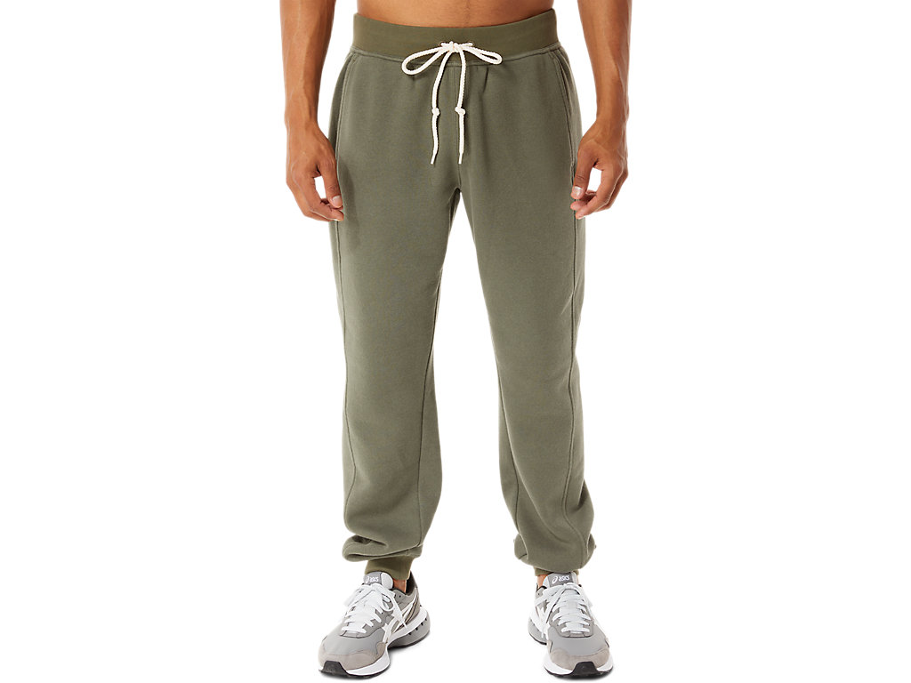 Calças Asics Sunday Sana Fleece Jogger Masculino Verdes | 8416-JZGQB