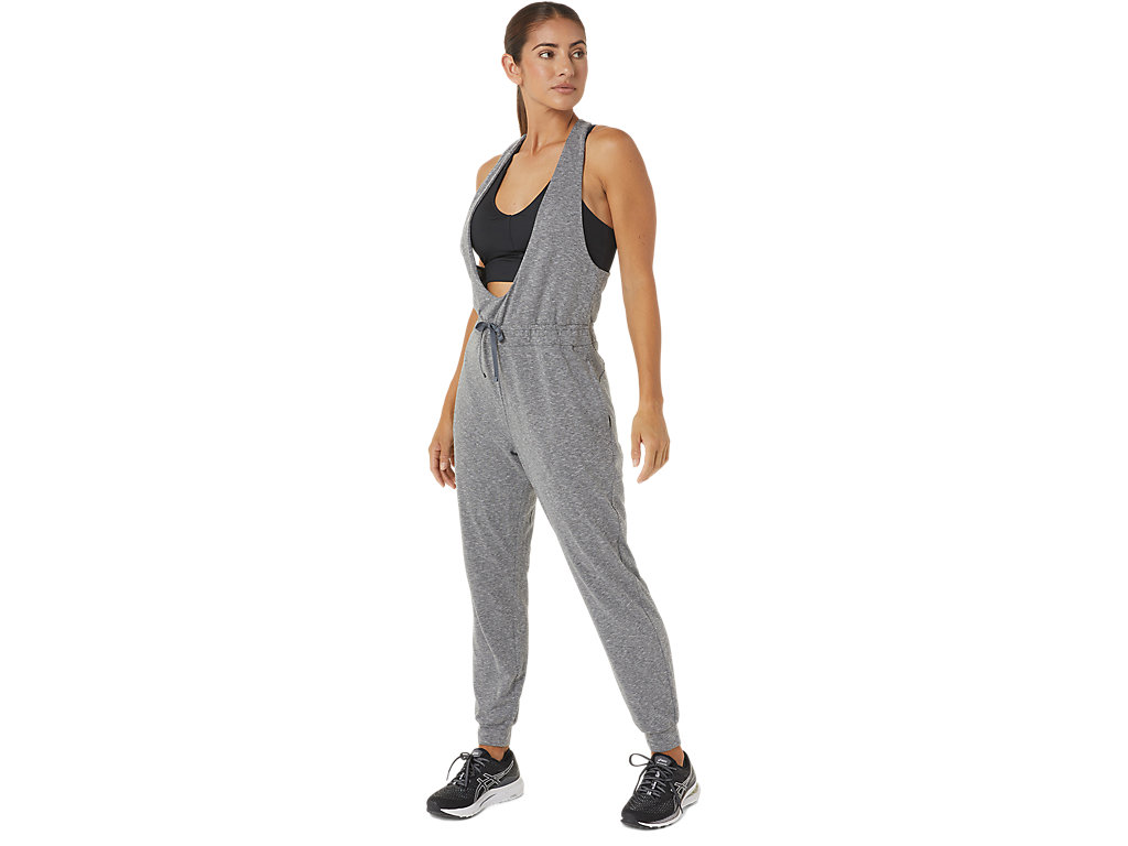 Calças Asics The New Strong Repurposed Jumpsuit Feminino Cinzentas Escuro | 5238-KRVEU