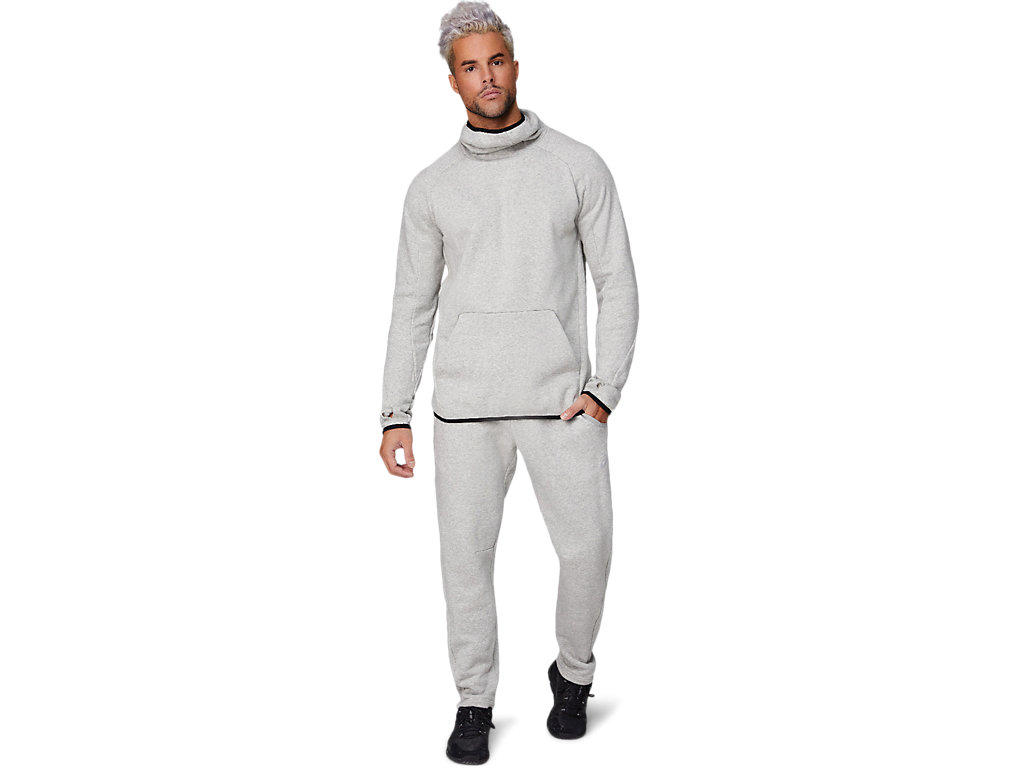 Calças Asics Thermal Masculino Cinzentas | 1649-DRVBW