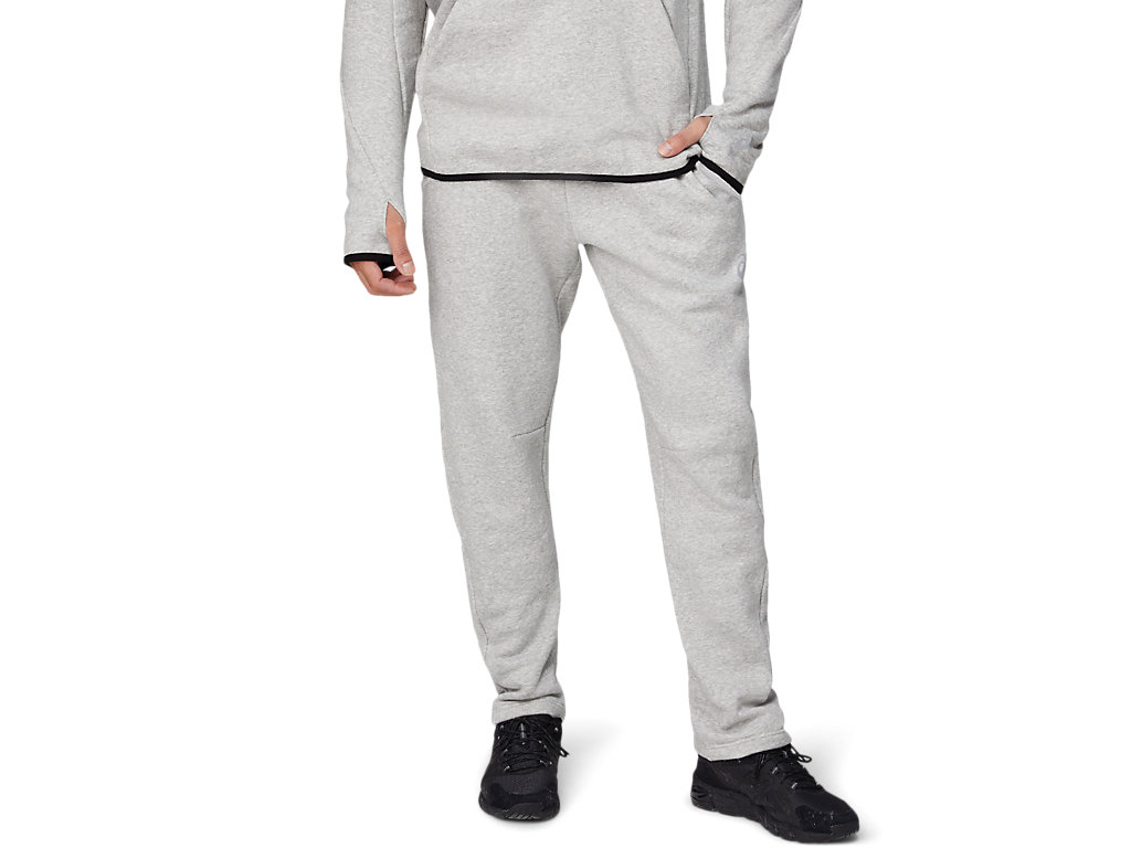 Calças Asics Thermal Masculino Cinzentas | 1649-DRVBW