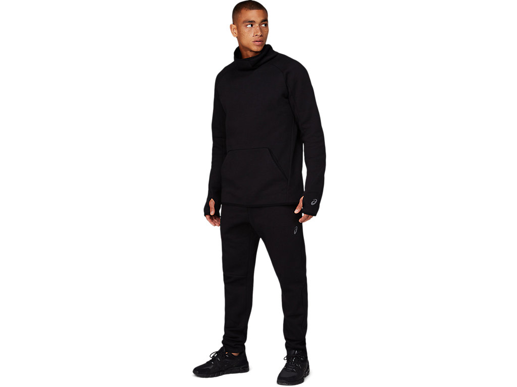 Calças Asics Thermal Masculino Pretas | 3412-EIYUZ