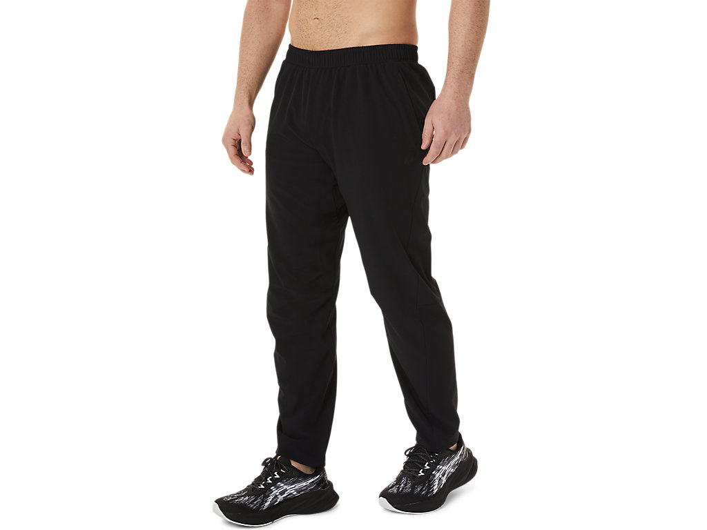 Calças Asics Wovens Masculino Pretas | 0694-UTBGP