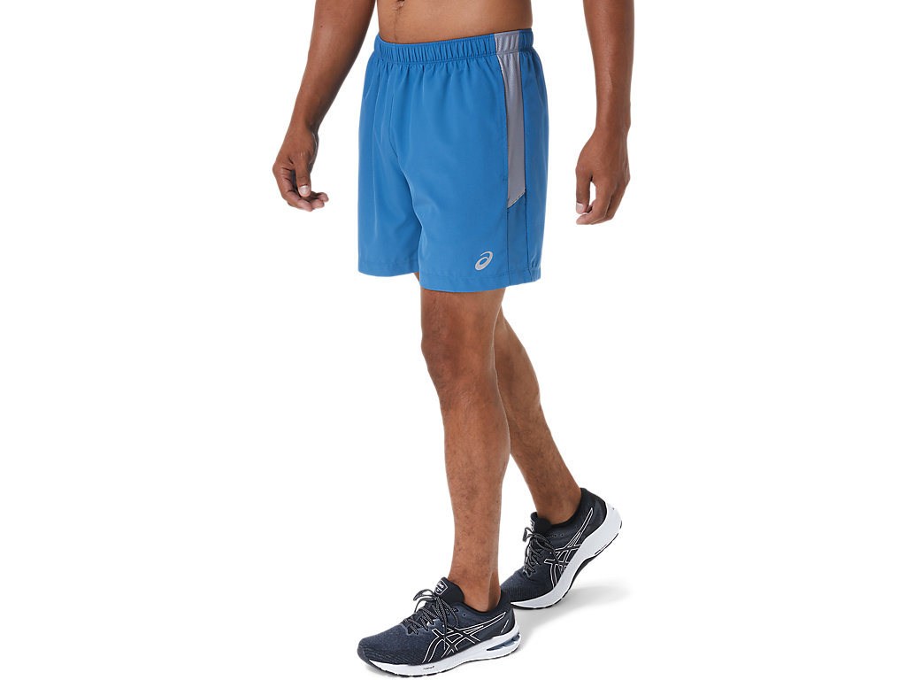 Calções Asics 5in Pr Lyte Masculino Azuis | 1069-ERYSK