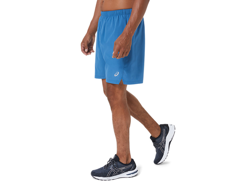 Calções Asics 7in 2 In 1 Masculino Azuis Cinzentas | 5049-UZKSV