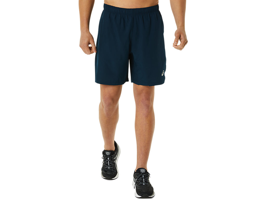 Calções Asics 7in 2 In 1 Masculino Azuis Verdes | 7548-OKJIP