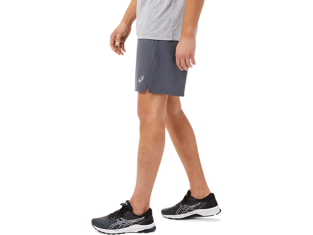 Calções Asics 7in 2 In 1 Masculino Cinzentas Pretas | 3048-YHIST