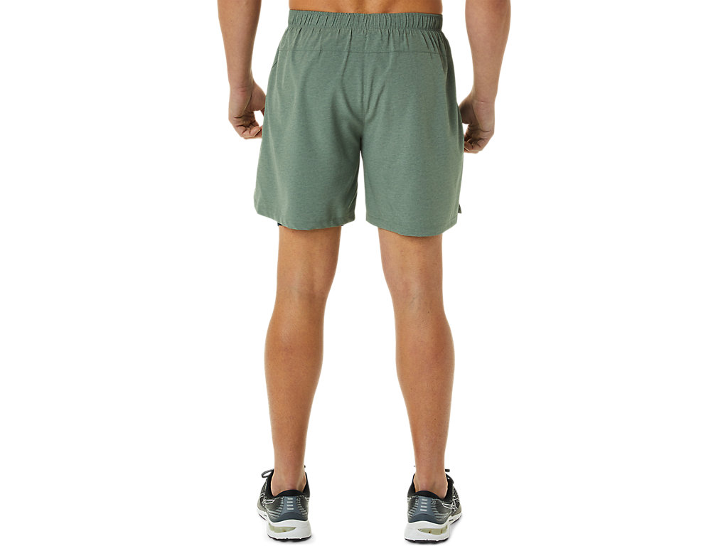 Calções Asics 7in 2 In 1 Masculino Verdes Azuis | 8716-MFLIO