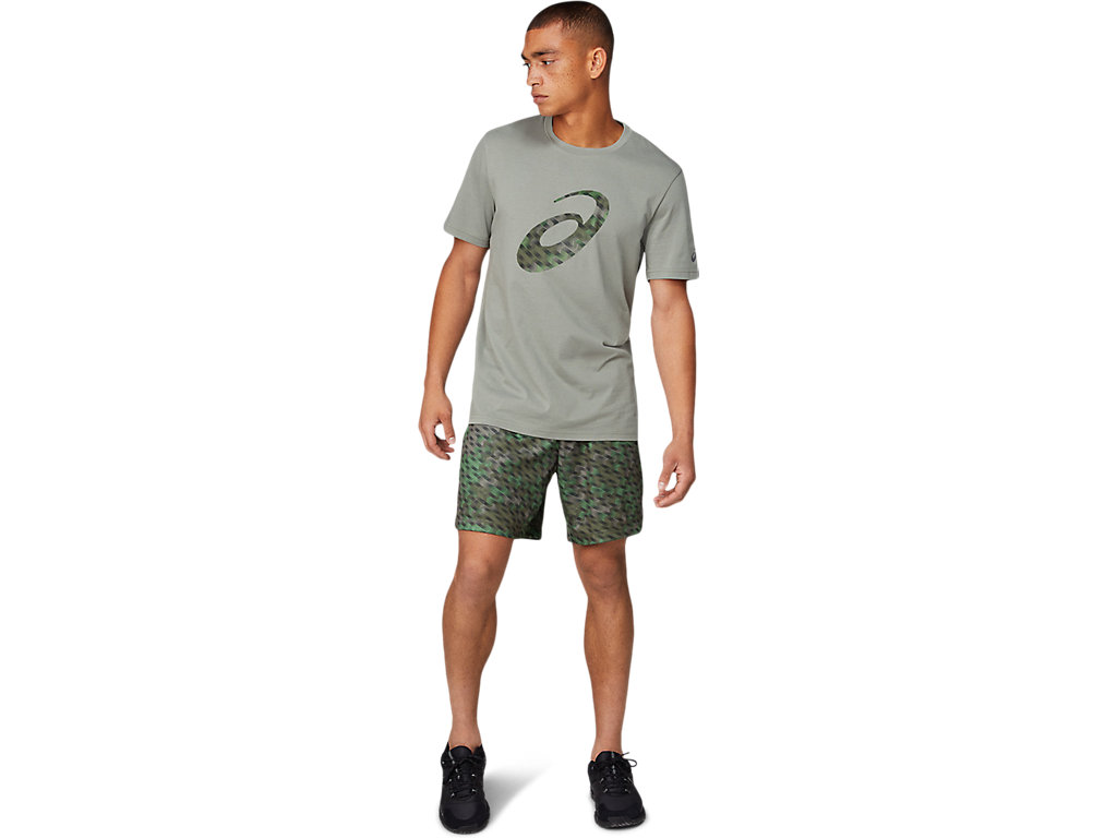 Calções Asics 7in Knit Treino Masculino Verdes | 9236-IBWTO