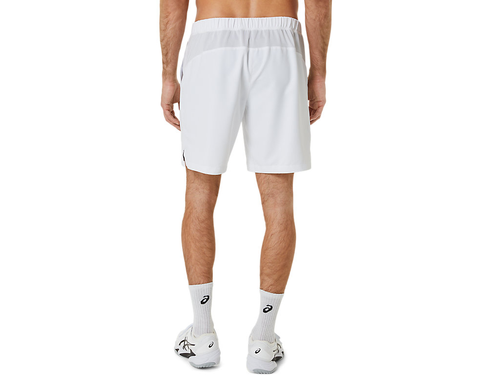 Calções Asics Court 9in Masculino Branco | 7163-VINFC