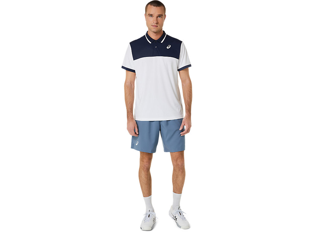 Calções Asics Court 9in Masculino Cinzentas Azuis | 5427-ECOFR