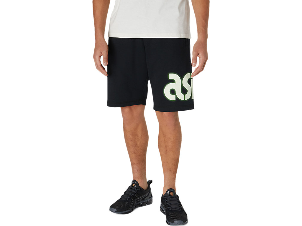 Calções Asics Curta Masculino Pretas | 7134-PAEOJ