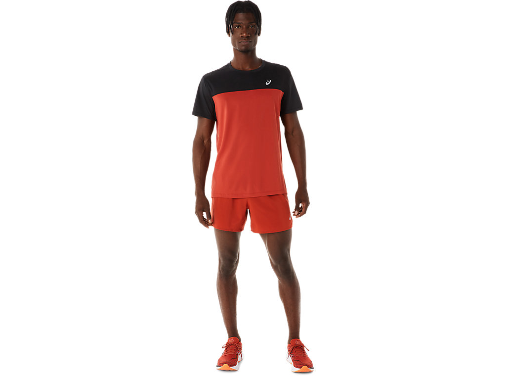 Calções Asics Estrada 5in Masculino Marrom | 4682-FCJGZ