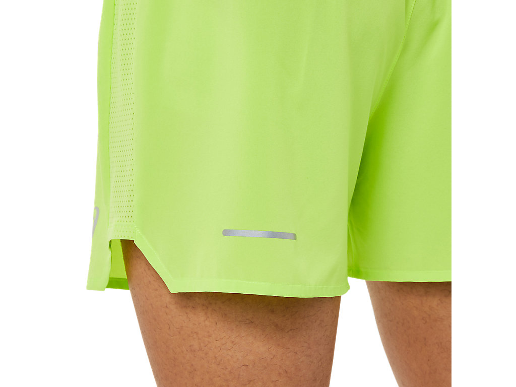 Calções Asics Estrada 5in Masculino Verdes | 8463-FWISV