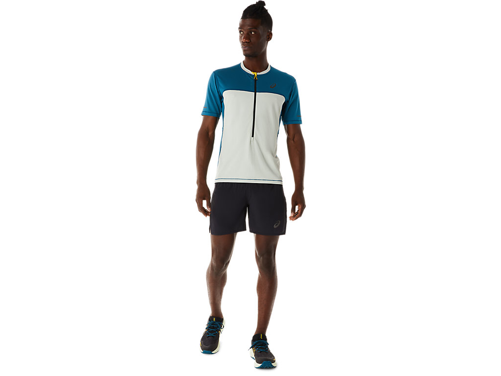 Calções Asics Fujitrail Masculino Pretas | 5683-HUTFY