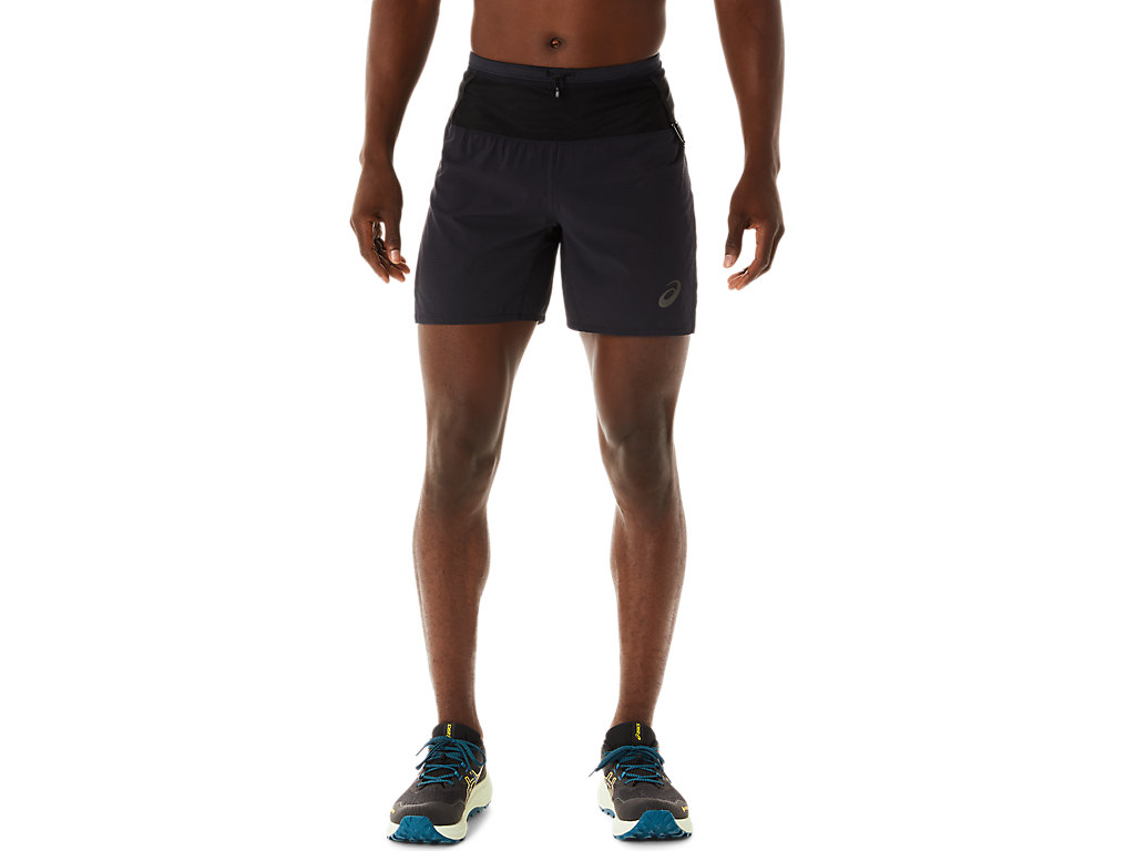 Calções Asics Fujitrail Masculino Pretas | 5683-HUTFY