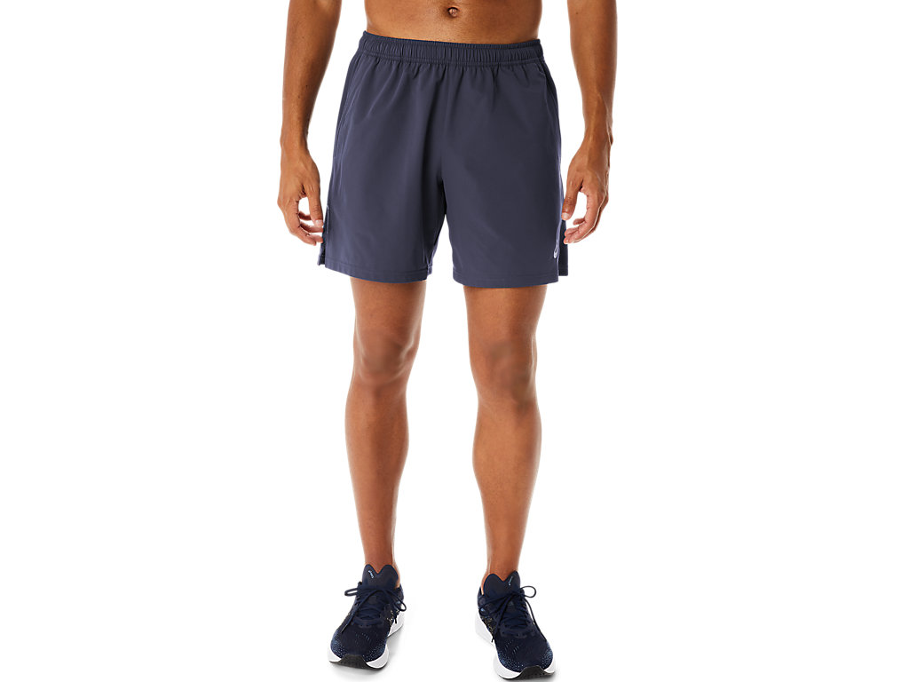 Calções Asics Híbrido 7ins Masculino Azul Anil | 8470-GEIRC