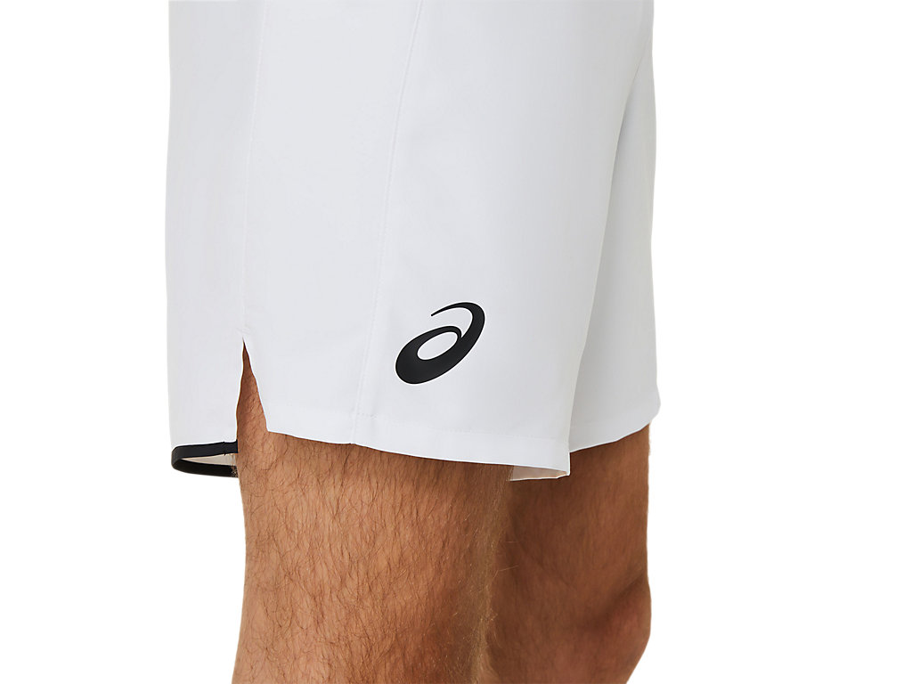 Calções Asics Match 7in Masculino Branco | 1370-XPUQK