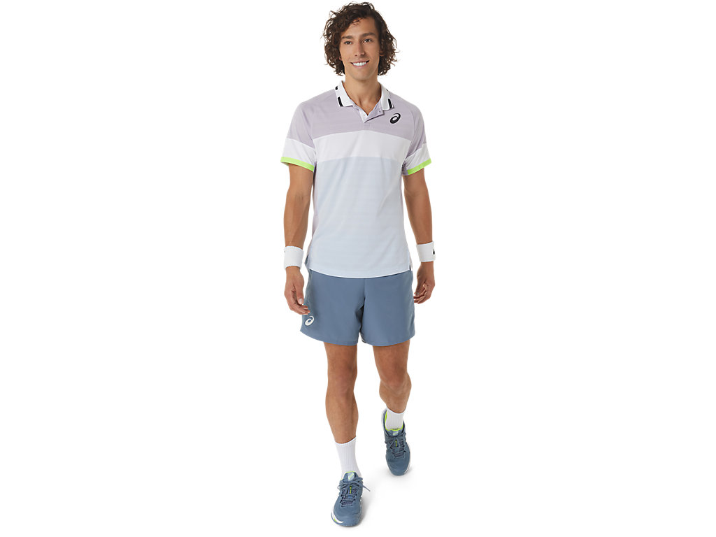 Calções Asics Match 7in Masculino Cinzentas Azuis | 9647-NZLTR