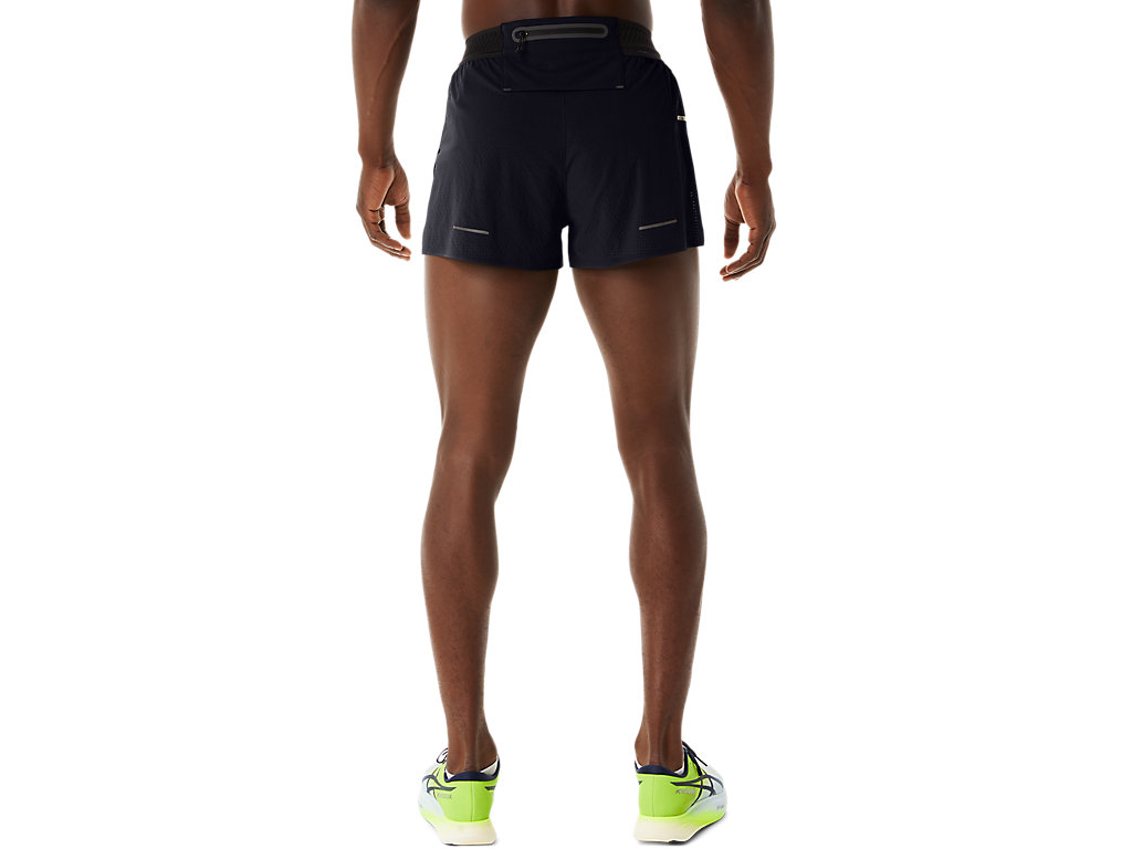 Calções Asics Metarun Split Masculino Pretas | 5382-BEROY