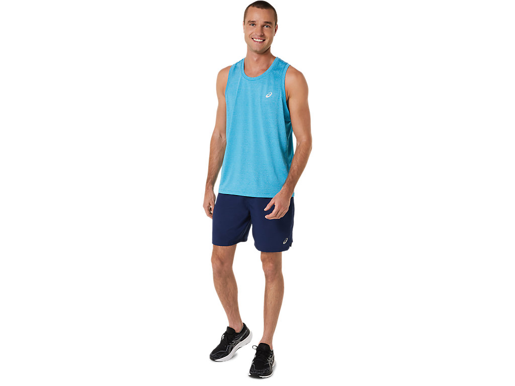 Calções Asics Ready-Set 9in Masculino Azul Anil Azuis | 0976-UABYH