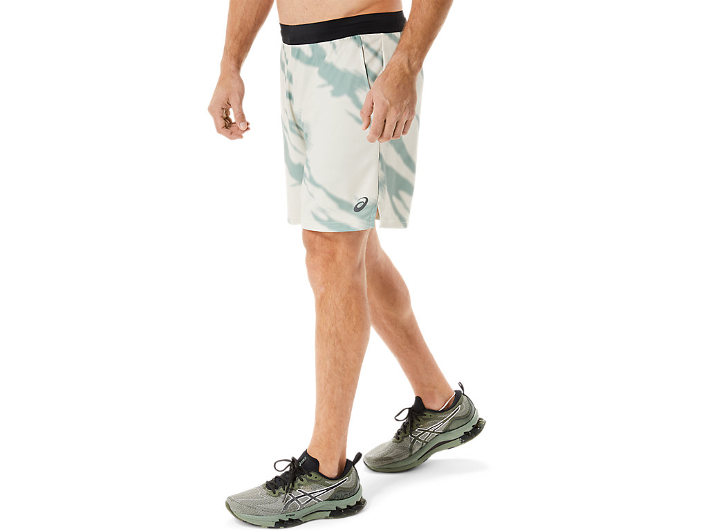 Calções Asics Seasonal All Over Prints Masculino Cinzentas Cinzentas | 0329-ZXVSA