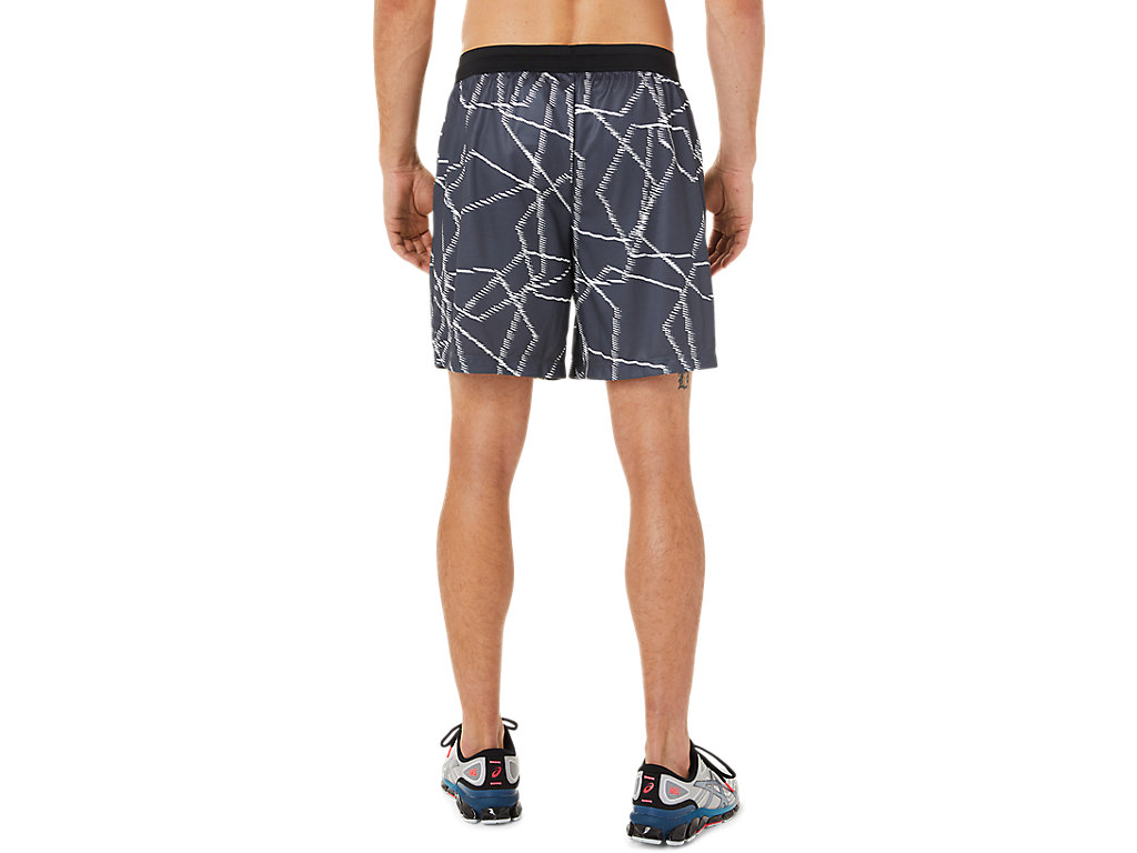 Calções Asics Seasonal All Over Prints Masculino Cinzentas | 5021-VBZME