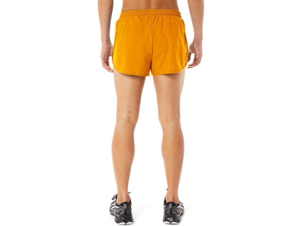 Calções Asics Split Masculino Amarelas | 3927-PQSRT