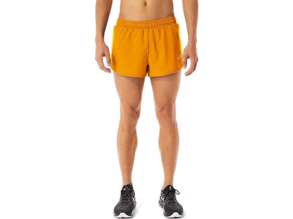 Calções Asics Split Masculino Amarelas | 3927-PQSRT