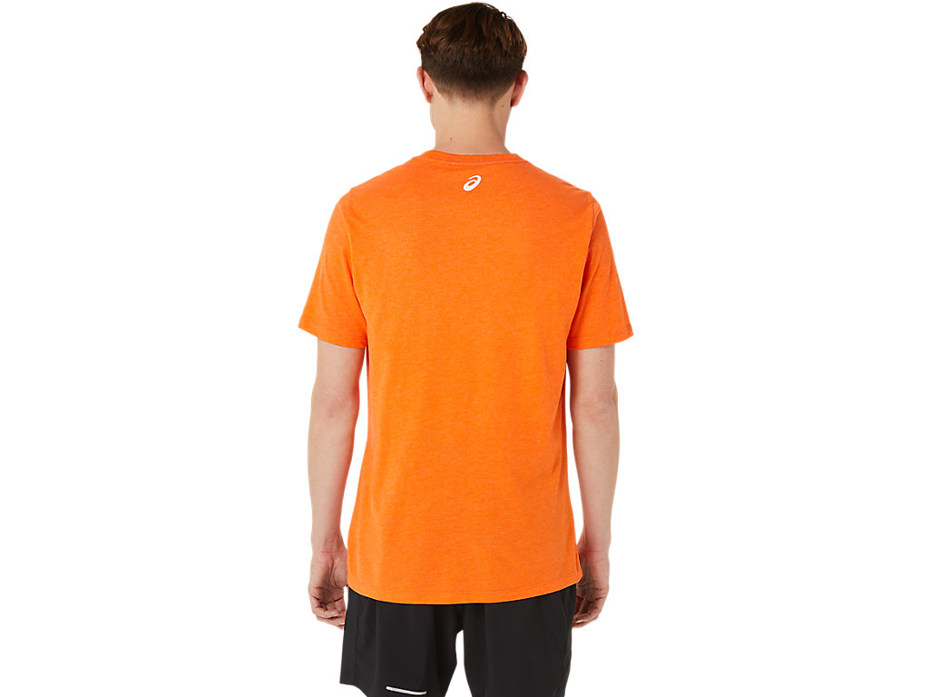 Camiseta Asics 1977 Global Sportswear Tee Masculino Laranja | 2376-CEZPX