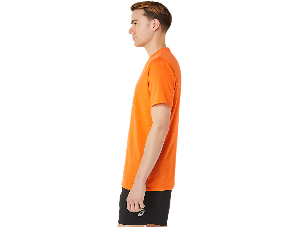 Camiseta Asics 1977 Global Sportswear Tee Masculino Laranja | 2376-CEZPX