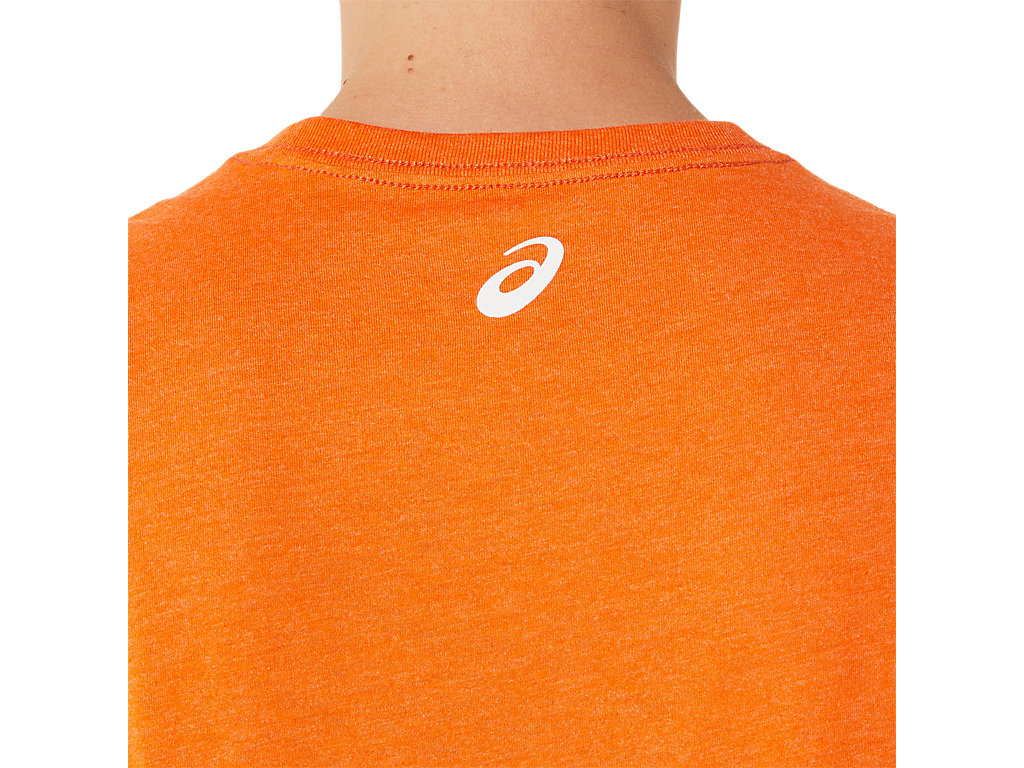 Camiseta Asics 1977 Global Sportswear Tee Masculino Laranja | 2376-CEZPX