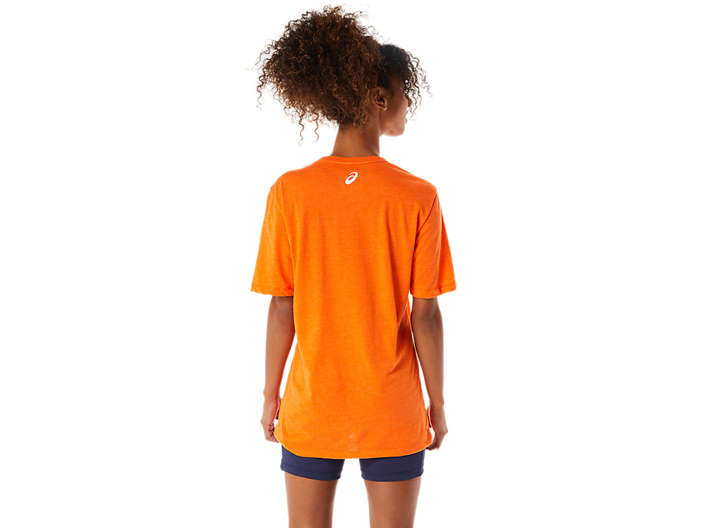 Camiseta Asics 1977 Global Sportswear Tee Masculino Laranja | 2376-CEZPX