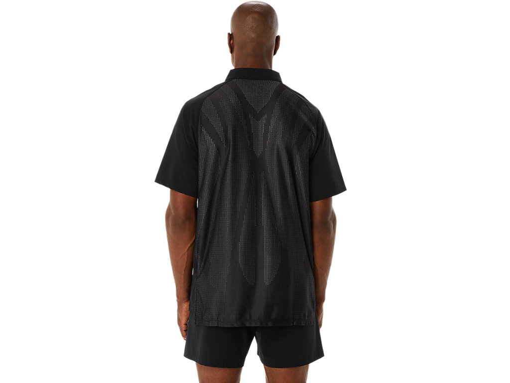 Camiseta Asics Actibreeze Jacquard Masculino Pretas | 1057-MAWIJ