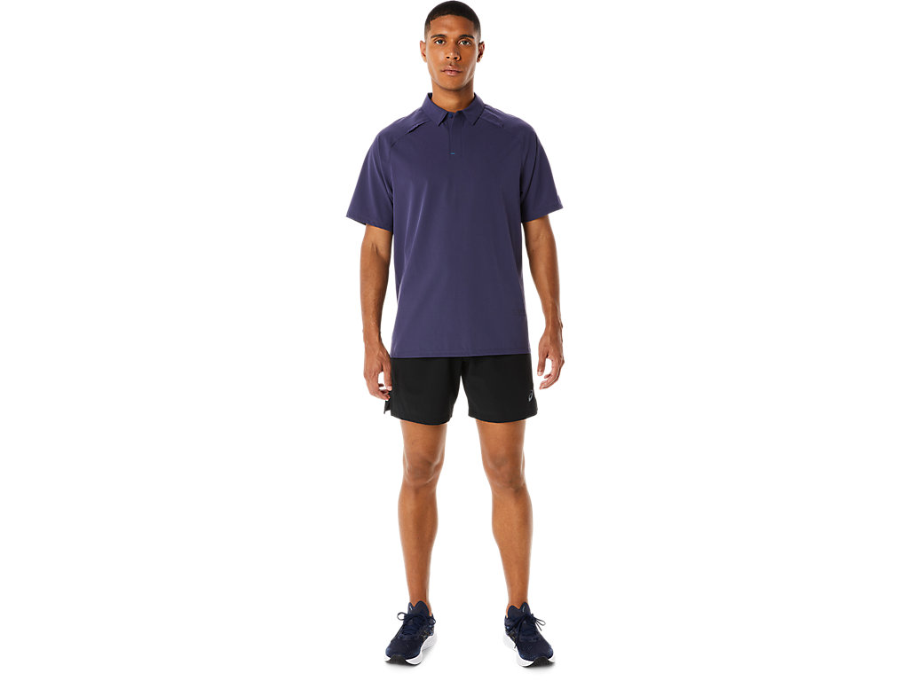 Camiseta Asics Actibreeze Jacquard Masculino Azul Anil | 2836-OCIAJ