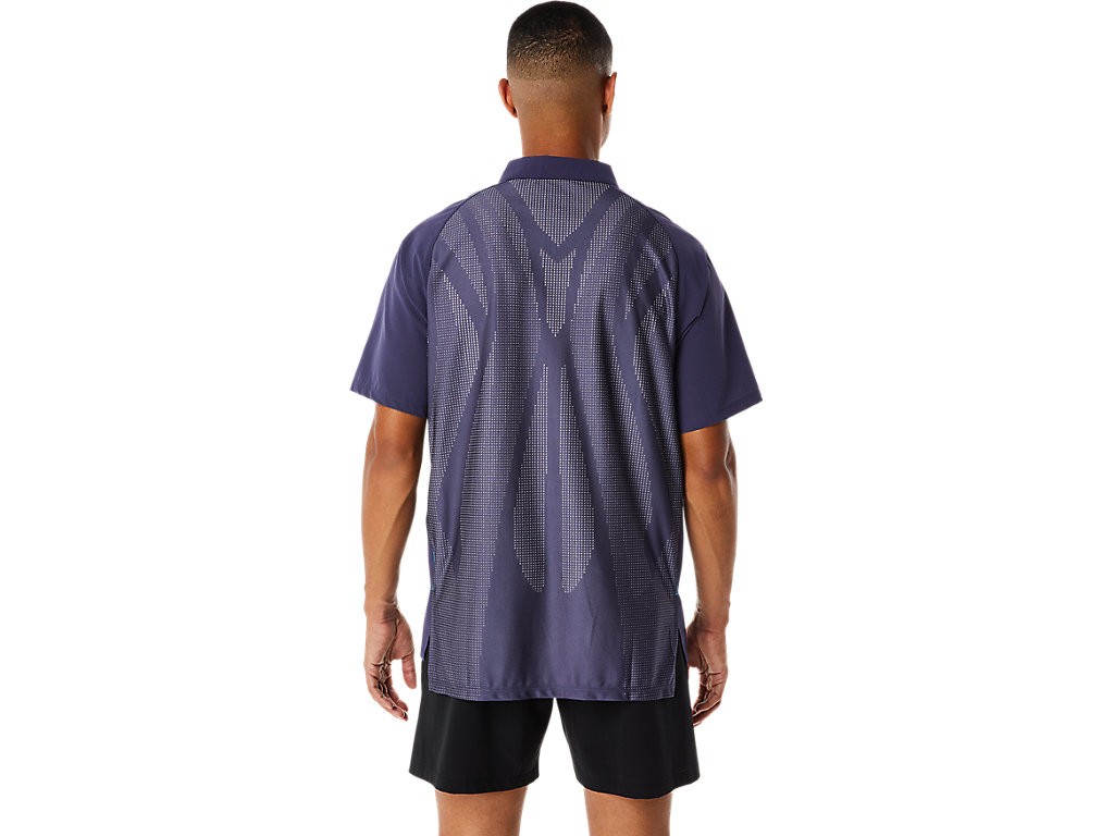 Camiseta Asics Actibreeze Jacquard Masculino Azul Anil | 2836-OCIAJ