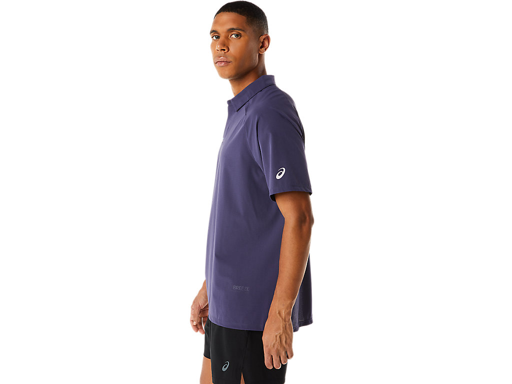 Camiseta Asics Actibreeze Jacquard Masculino Azul Anil | 2836-OCIAJ