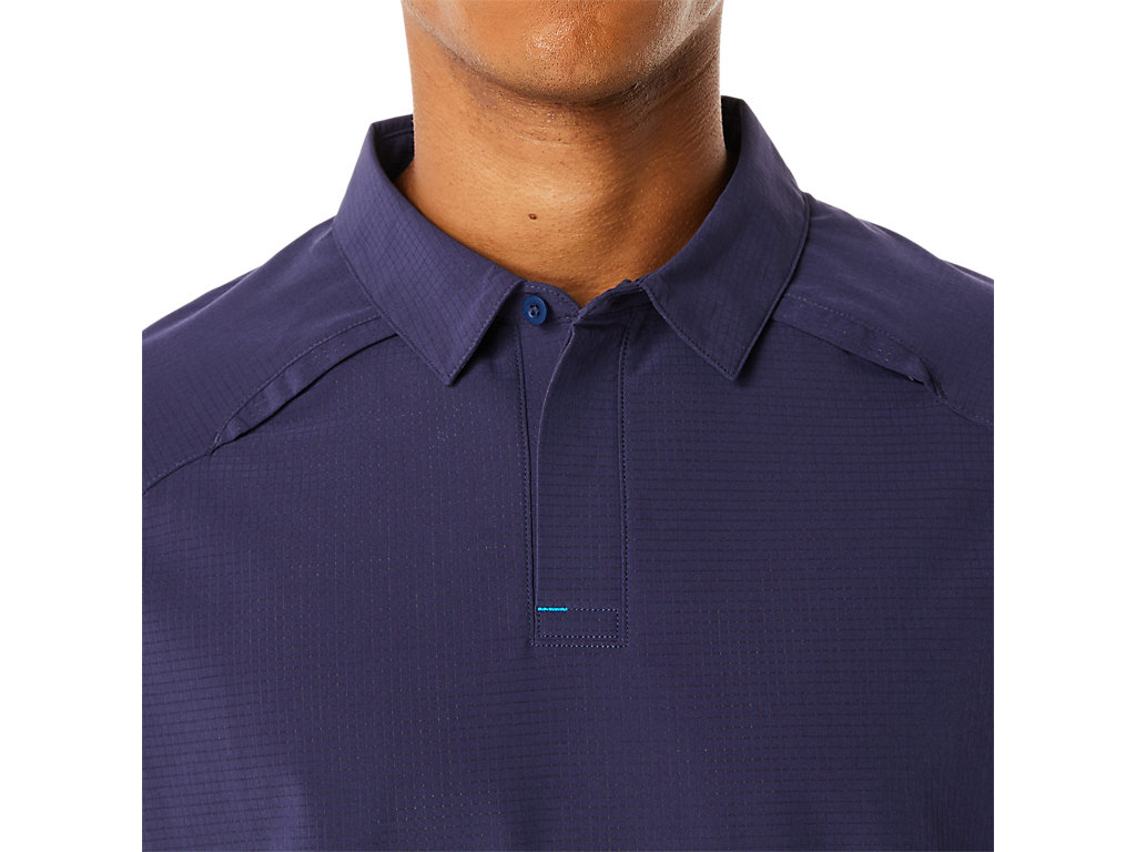 Camiseta Asics Actibreeze Jacquard Masculino Azul Anil | 2836-OCIAJ